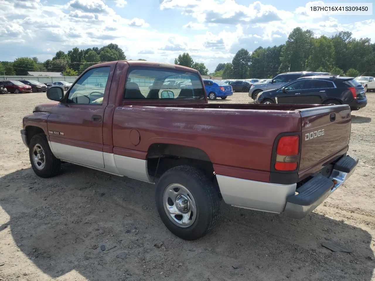 2001 Dodge Ram 1500 VIN: 1B7HC16X41S309450 Lot: 69844824