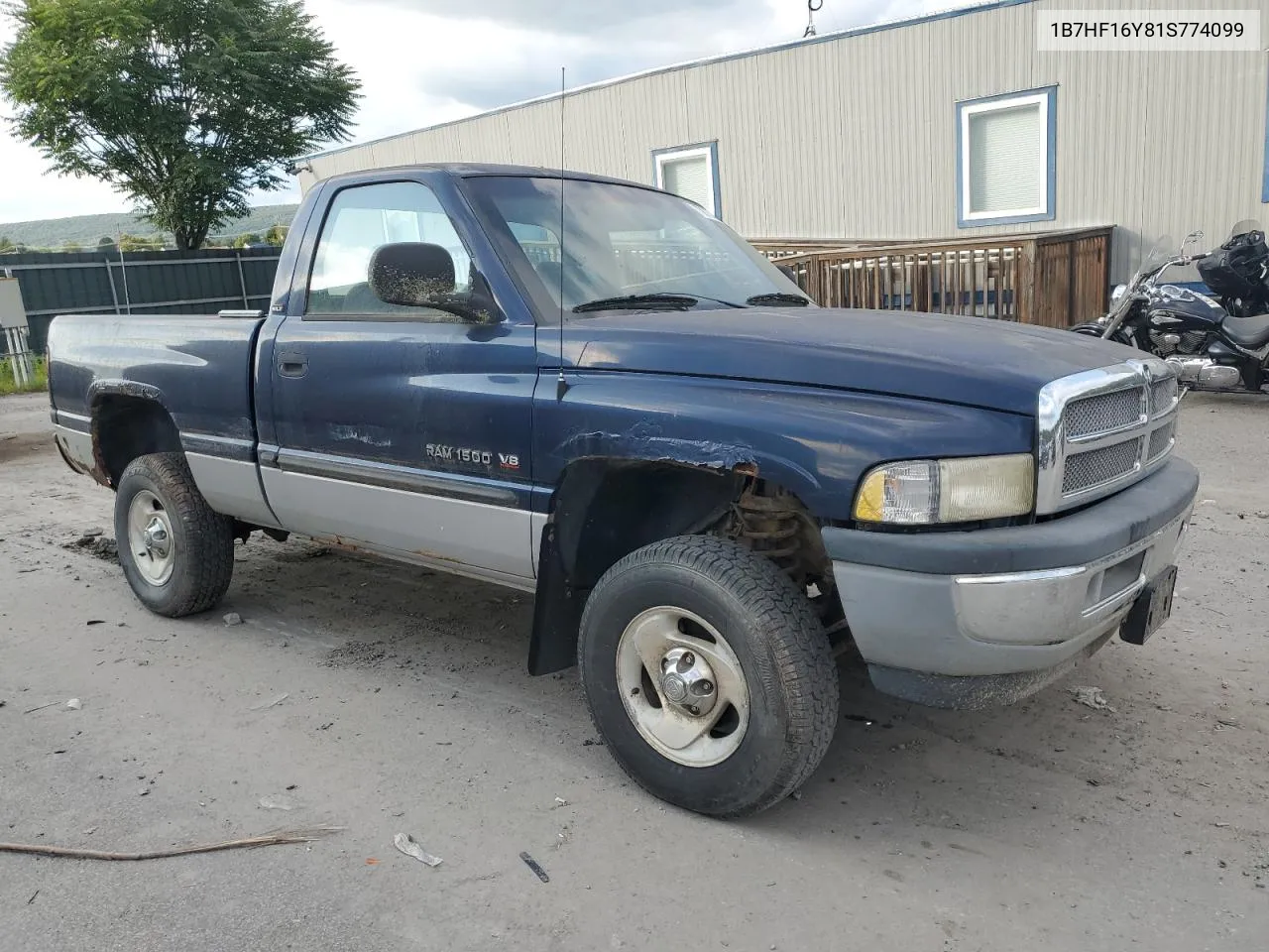 2001 Dodge Ram 1500 VIN: 1B7HF16Y81S774099 Lot: 70673934