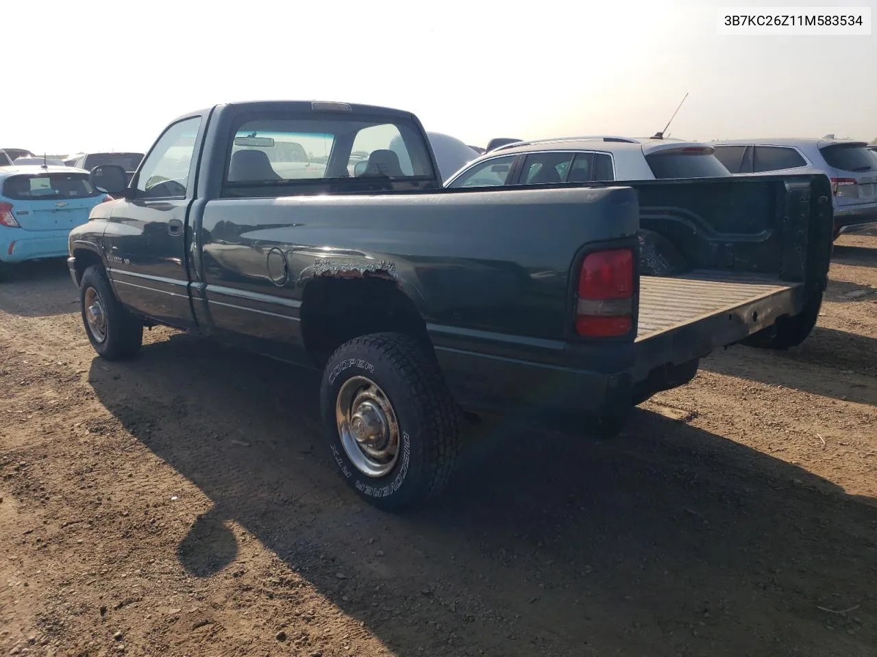 2001 Dodge Ram 2500 VIN: 3B7KC26Z11M583534 Lot: 71041734