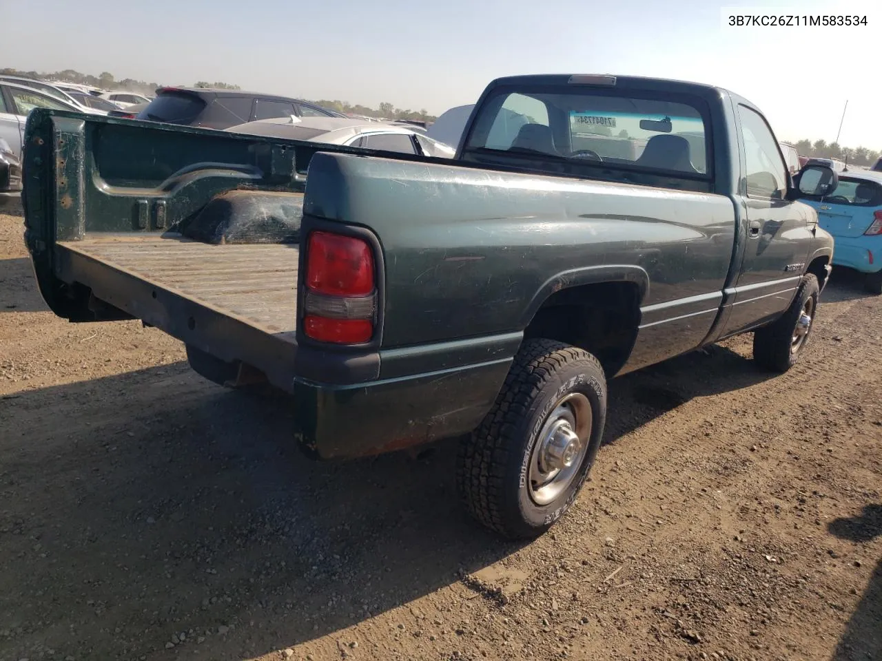 3B7KC26Z11M583534 2001 Dodge Ram 2500