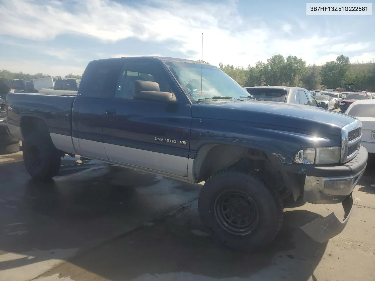 2001 Dodge Ram 1500 VIN: 3B7HF13Z51G222581 Lot: 71128324