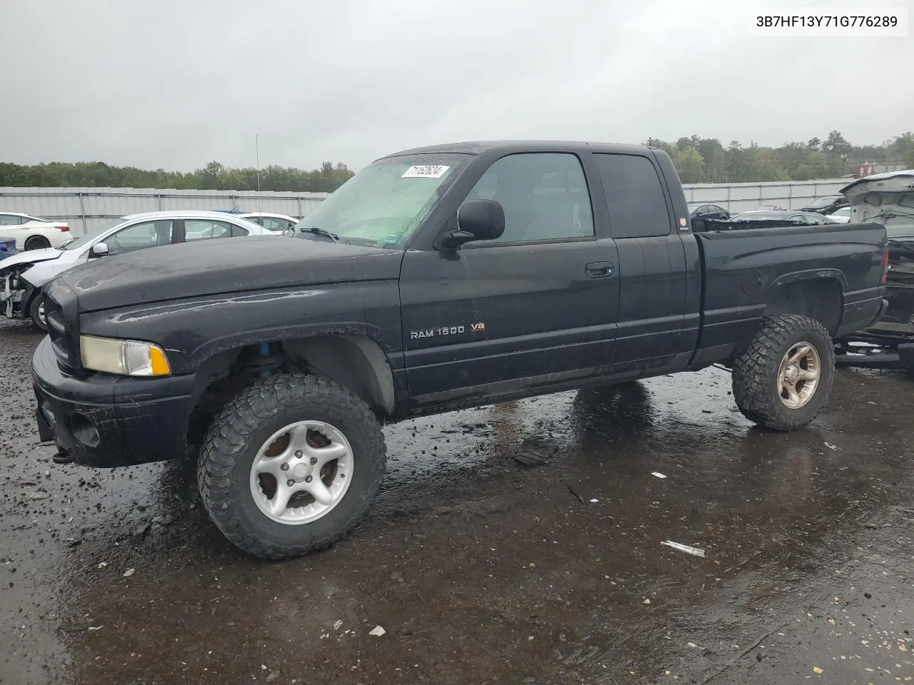 2001 Dodge Ram 1500 VIN: 3B7HF13Y71G776289 Lot: 71162624