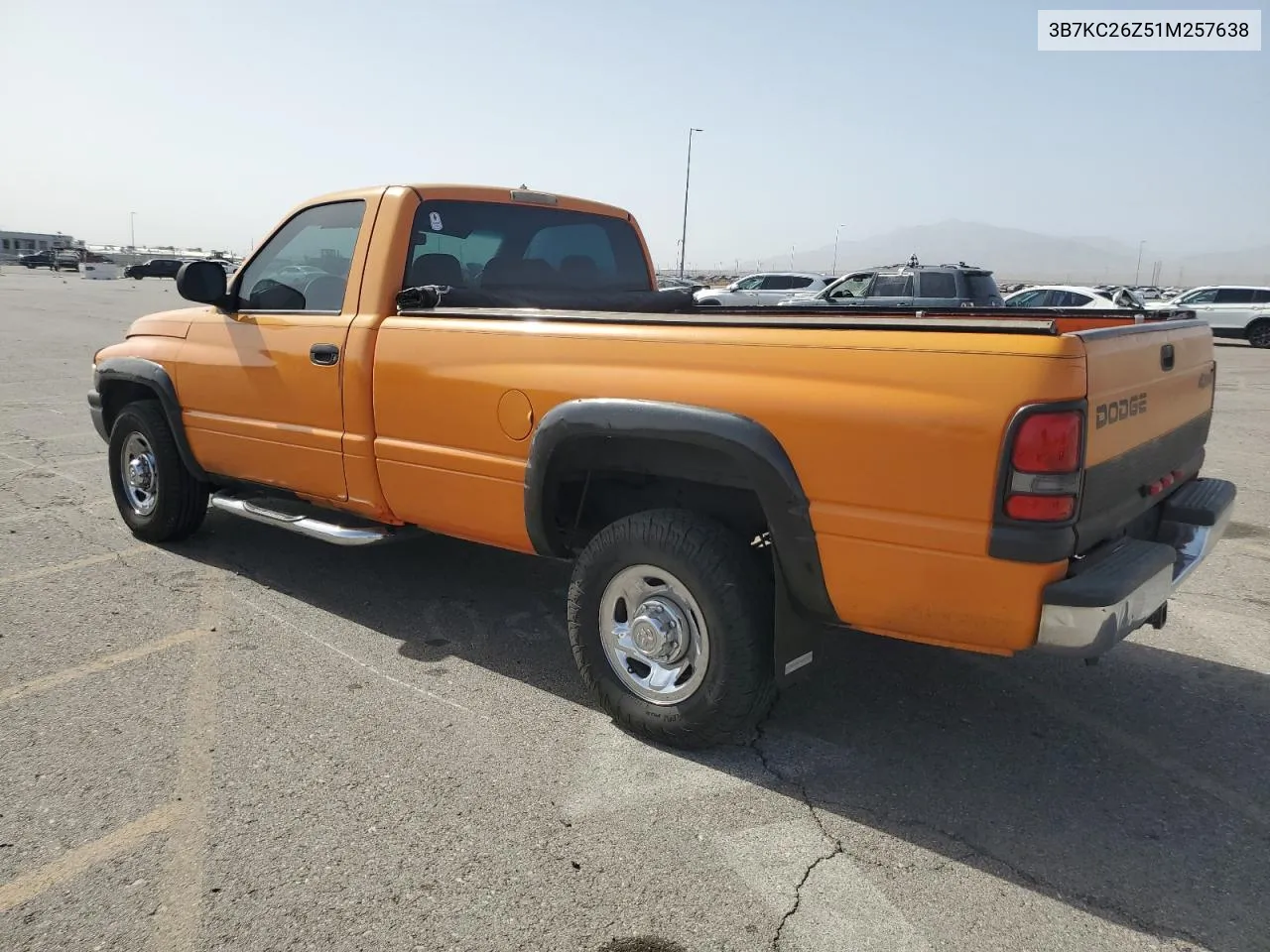 2001 Dodge Ram 2500 VIN: 3B7KC26Z51M257638 Lot: 71501614