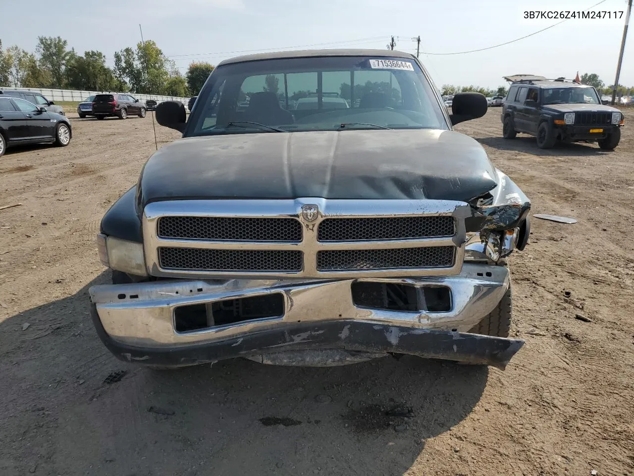 2001 Dodge Ram 2500 VIN: 3B7KC26Z41M247117 Lot: 71536644