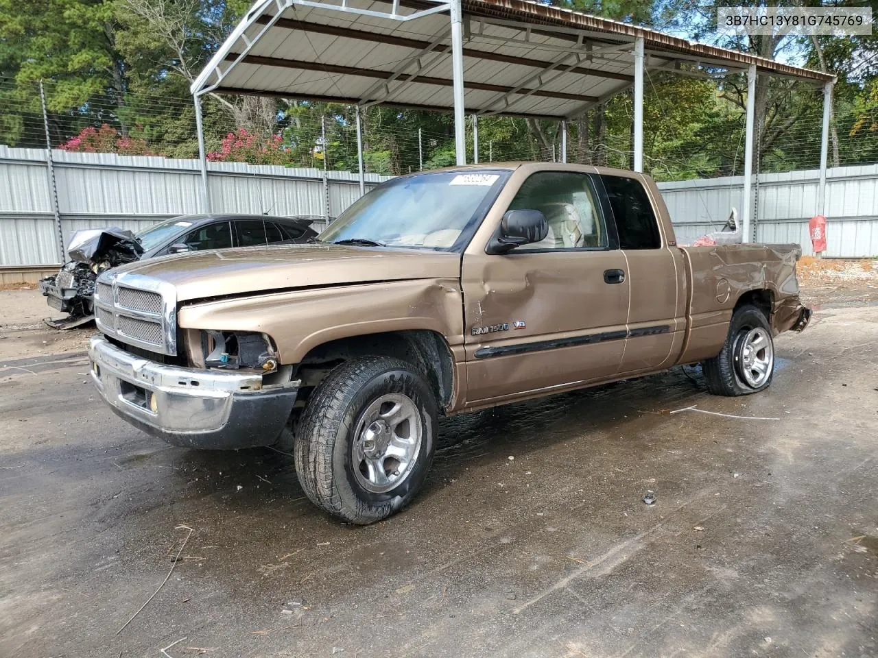 2001 Dodge Ram 1500 VIN: 3B7HC13Y81G745769 Lot: 71832264