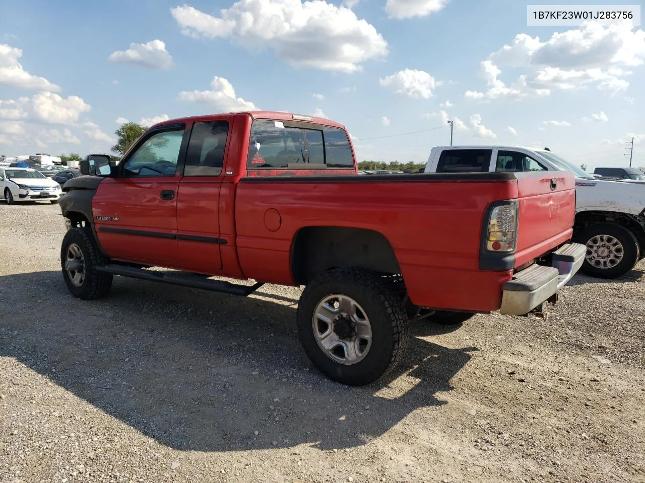 2001 Dodge Ram 2500 VIN: 1B7KF23W01J283756 Lot: 71984574