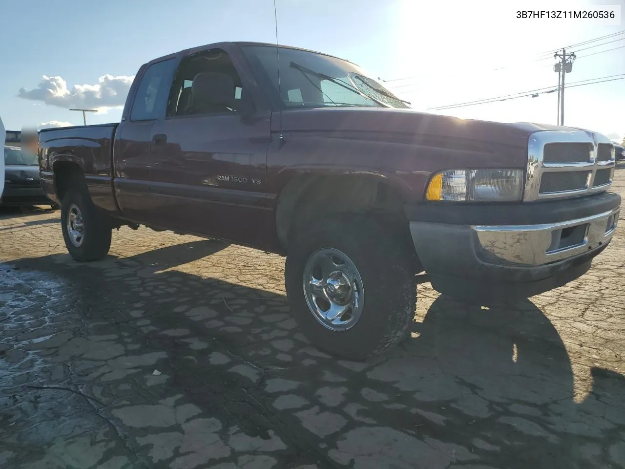 2001 Dodge Ram 1500 VIN: 3B7HF13Z11M260536 Lot: 72210054