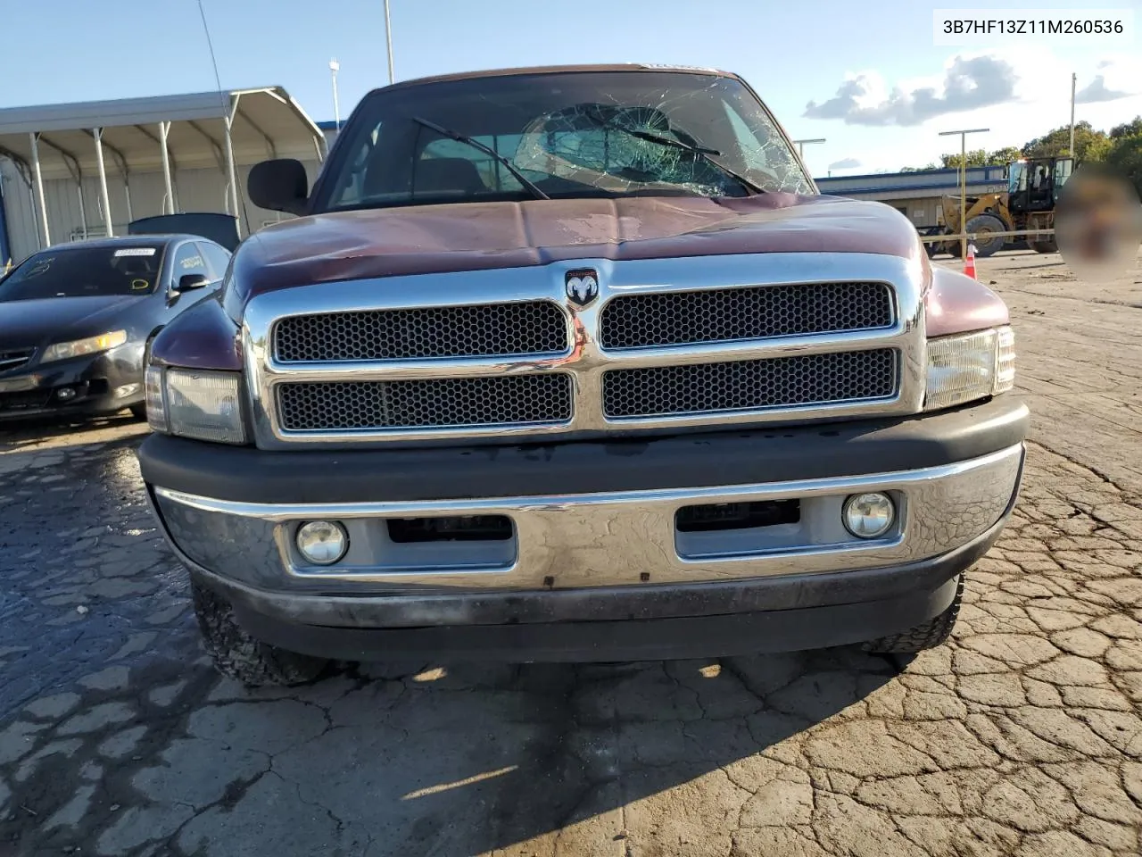 2001 Dodge Ram 1500 VIN: 3B7HF13Z11M260536 Lot: 72210054