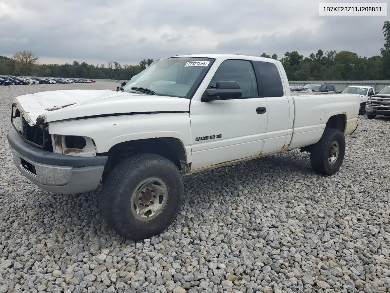 2001 Dodge Ram 2500 VIN: 1B7KF23Z11J208851 Lot: 72321264