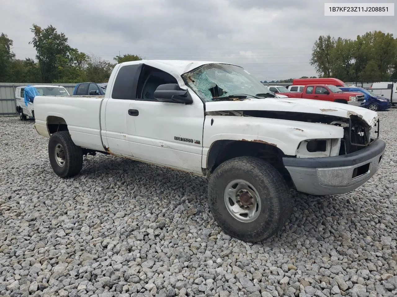 2001 Dodge Ram 2500 VIN: 1B7KF23Z11J208851 Lot: 72321264