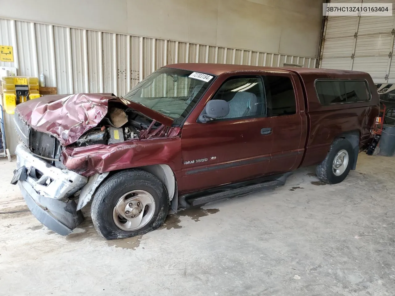 2001 Dodge Ram 1500 VIN: 3B7HC13Z41G163404 Lot: 72703184