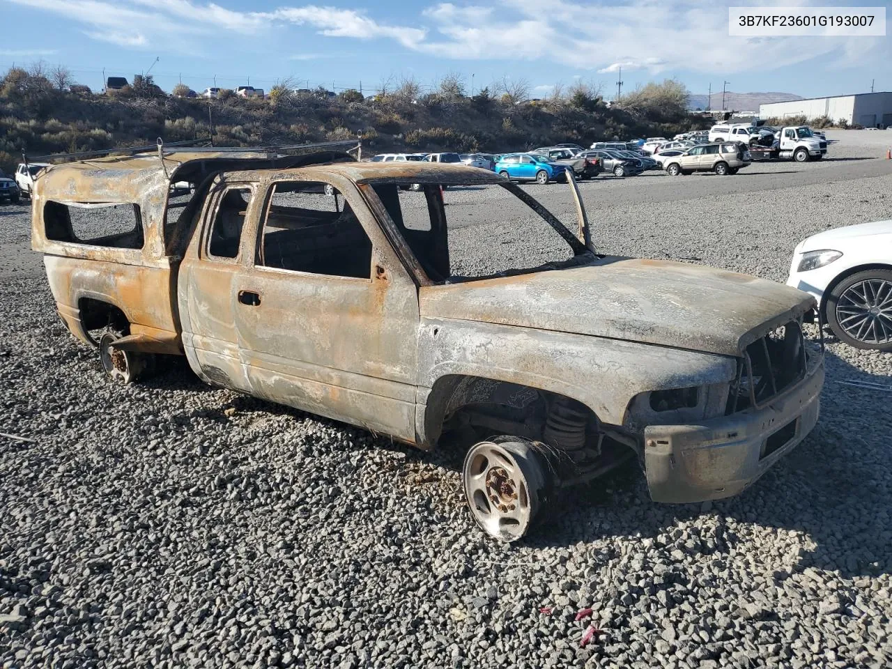 2001 Dodge Ram 2500 VIN: 3B7KF23601G193007 Lot: 73087294