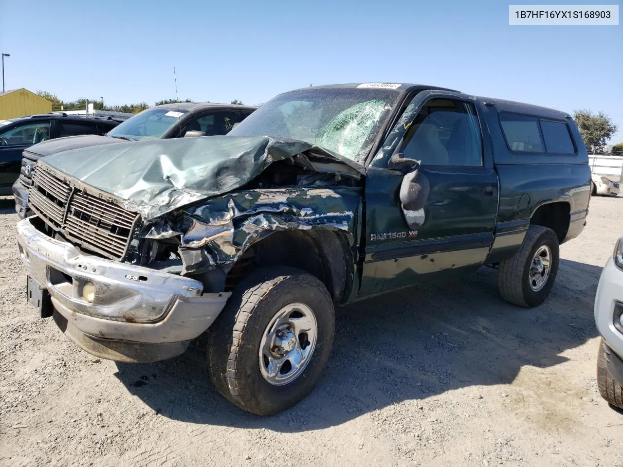 2001 Dodge Ram 1500 VIN: 1B7HF16YX1S168903 Lot: 73433894