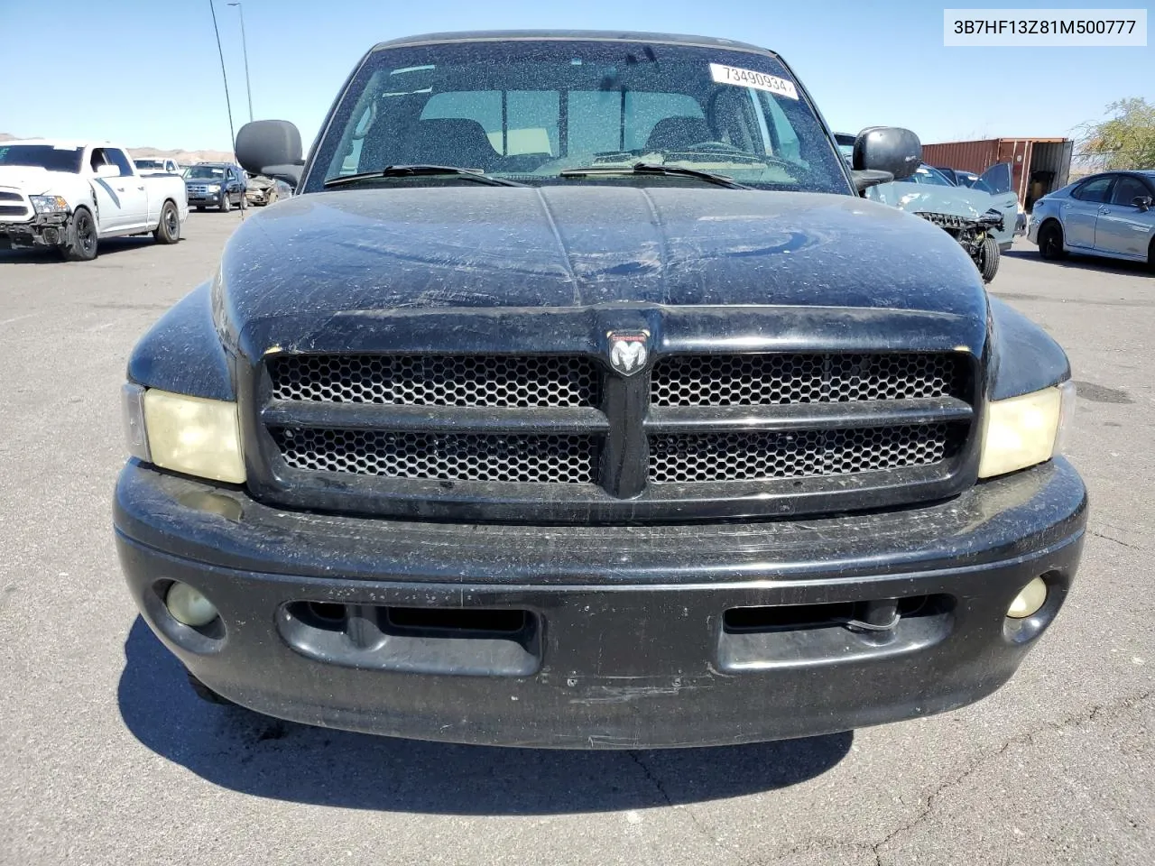 2001 Dodge Ram 1500 VIN: 3B7HF13Z81M500777 Lot: 73490934