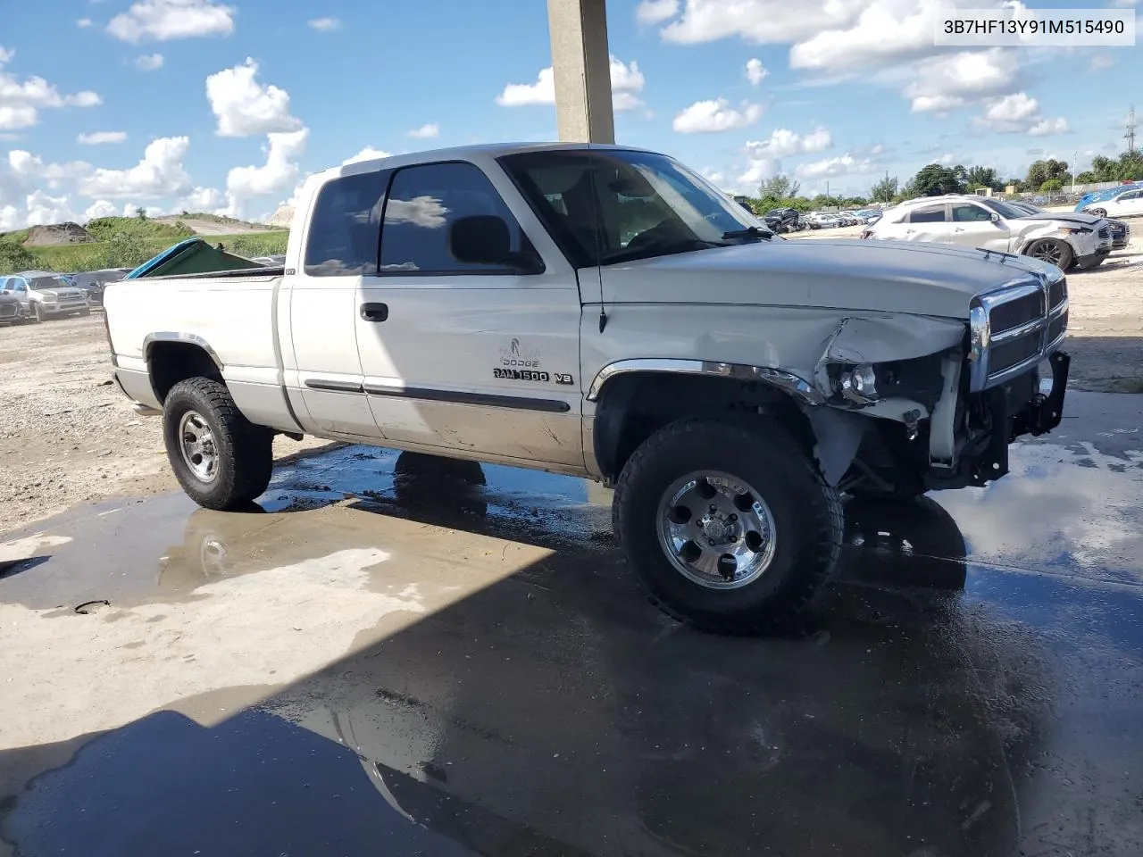 2001 Dodge Ram 1500 VIN: 3B7HF13Y91M515490 Lot: 73554124