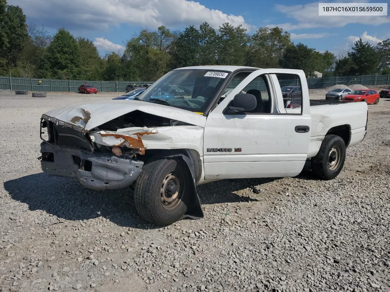 2001 Dodge Ram 1500 VIN: 1B7HC16X01S659500 Lot: 73789034