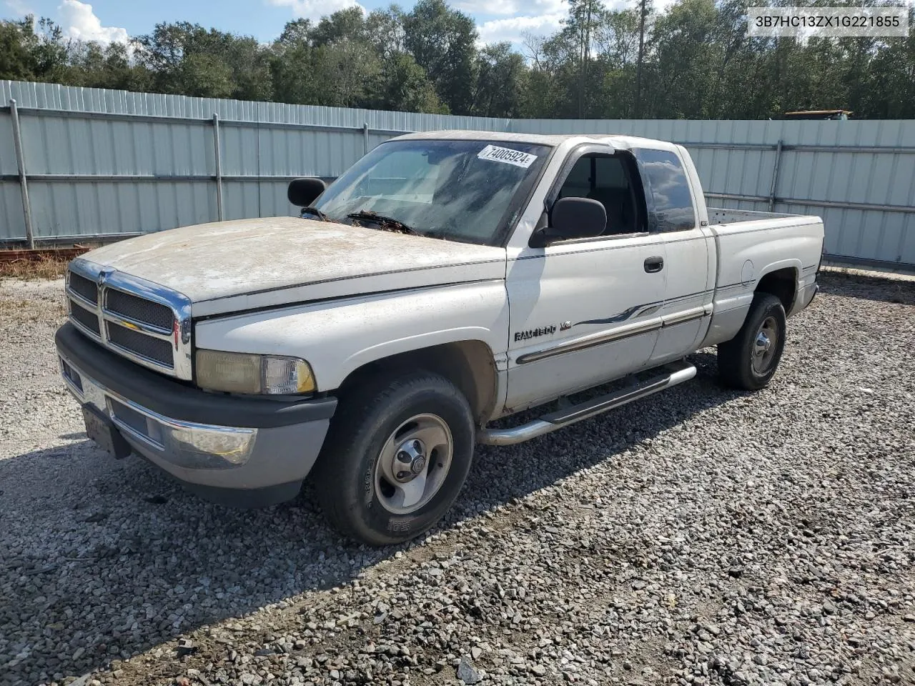 2001 Dodge Ram 1500 VIN: 3B7HC13ZX1G221855 Lot: 74005924