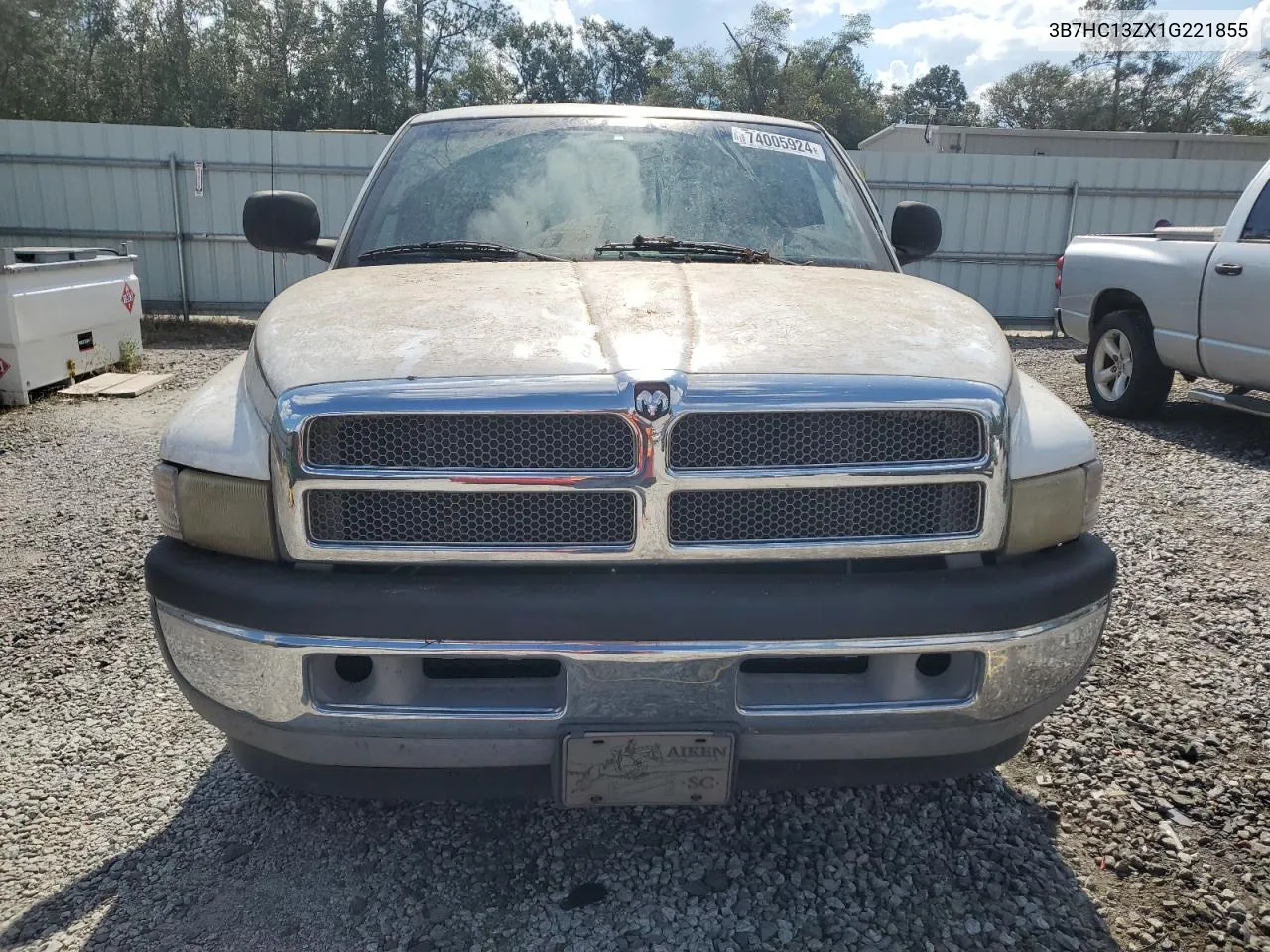 2001 Dodge Ram 1500 VIN: 3B7HC13ZX1G221855 Lot: 74005924