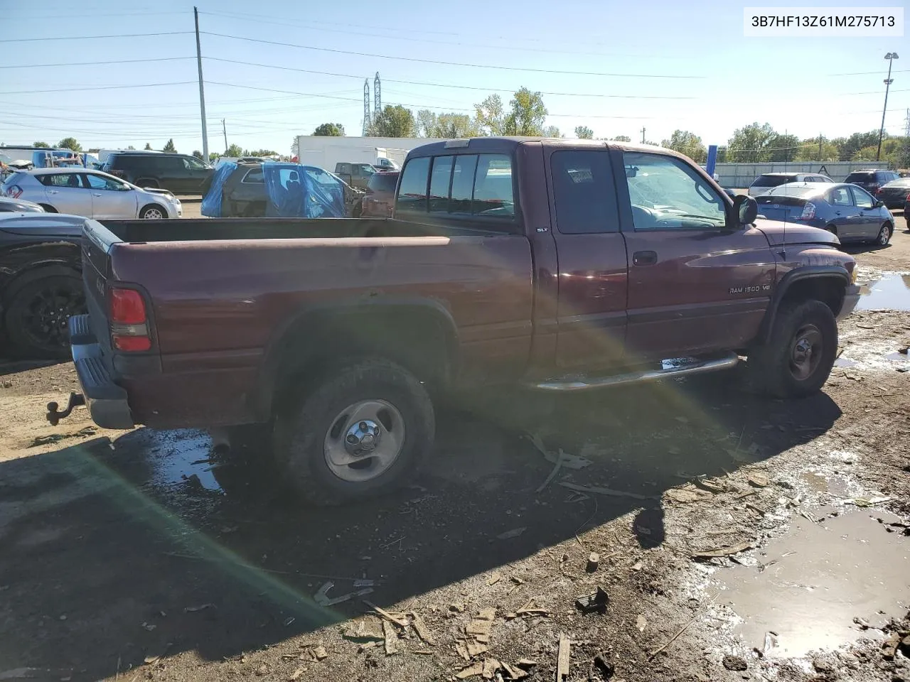 2001 Dodge Ram 1500 VIN: 3B7HF13Z61M275713 Lot: 74197304