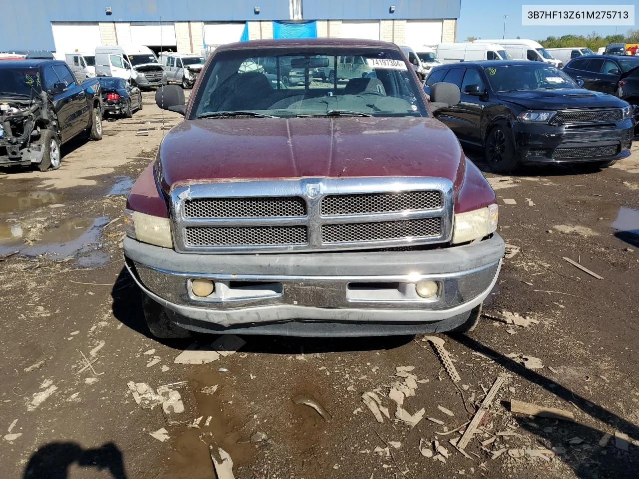 2001 Dodge Ram 1500 VIN: 3B7HF13Z61M275713 Lot: 74197304