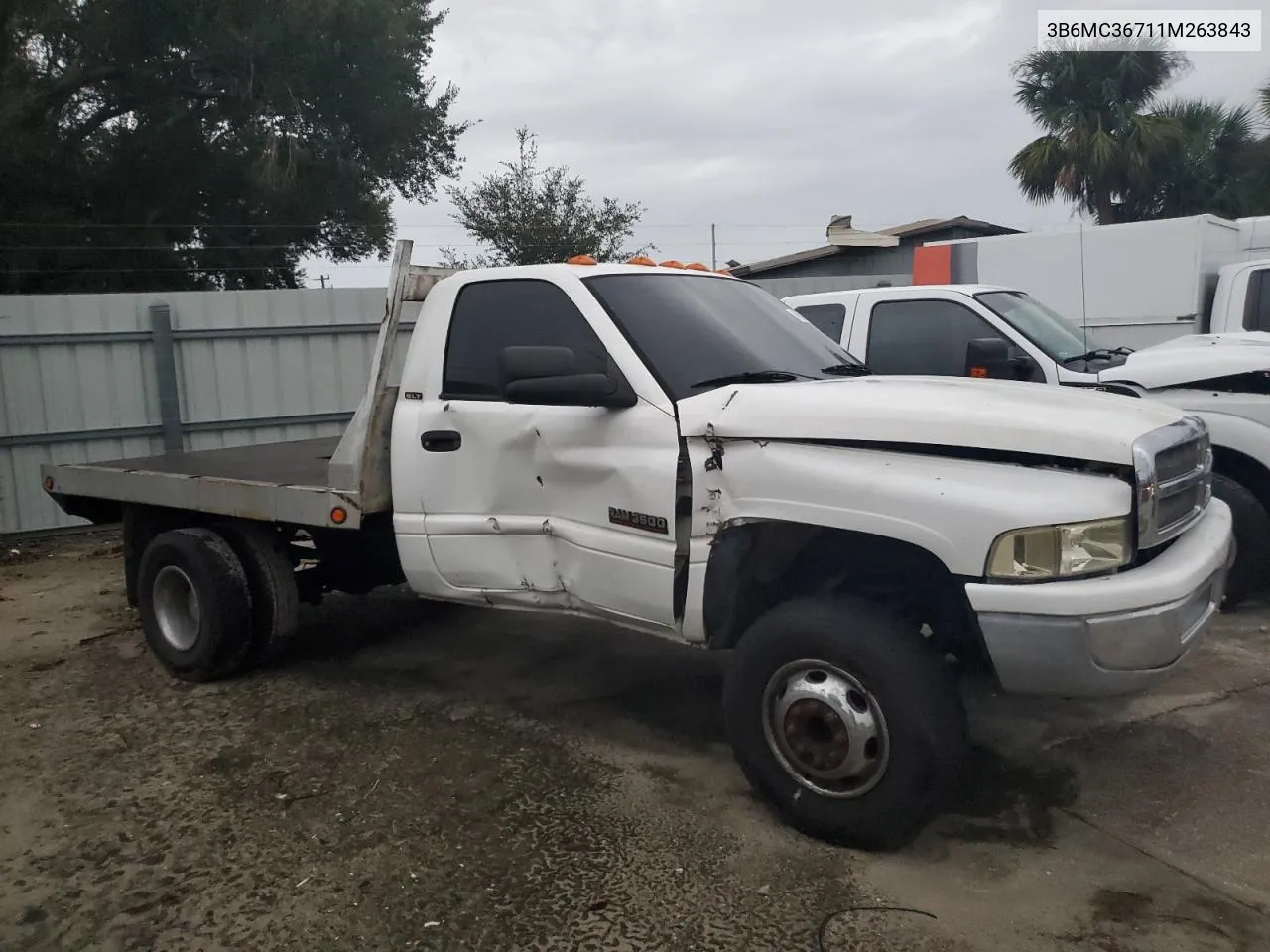 2001 Dodge Ram 3500 VIN: 3B6MC36711M263843 Lot: 74509894