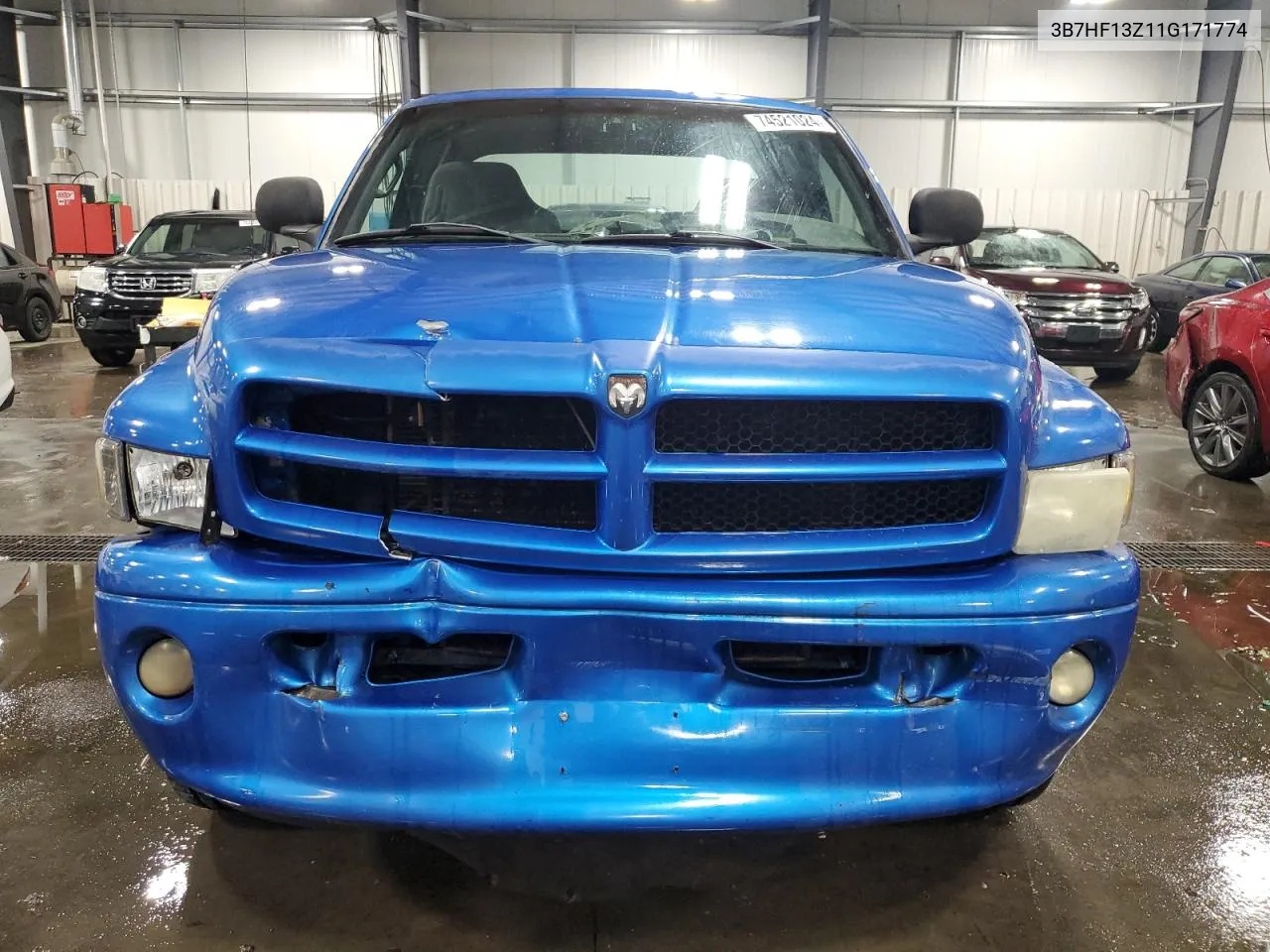 2001 Dodge Ram 1500 VIN: 3B7HF13Z11G171774 Lot: 74521024