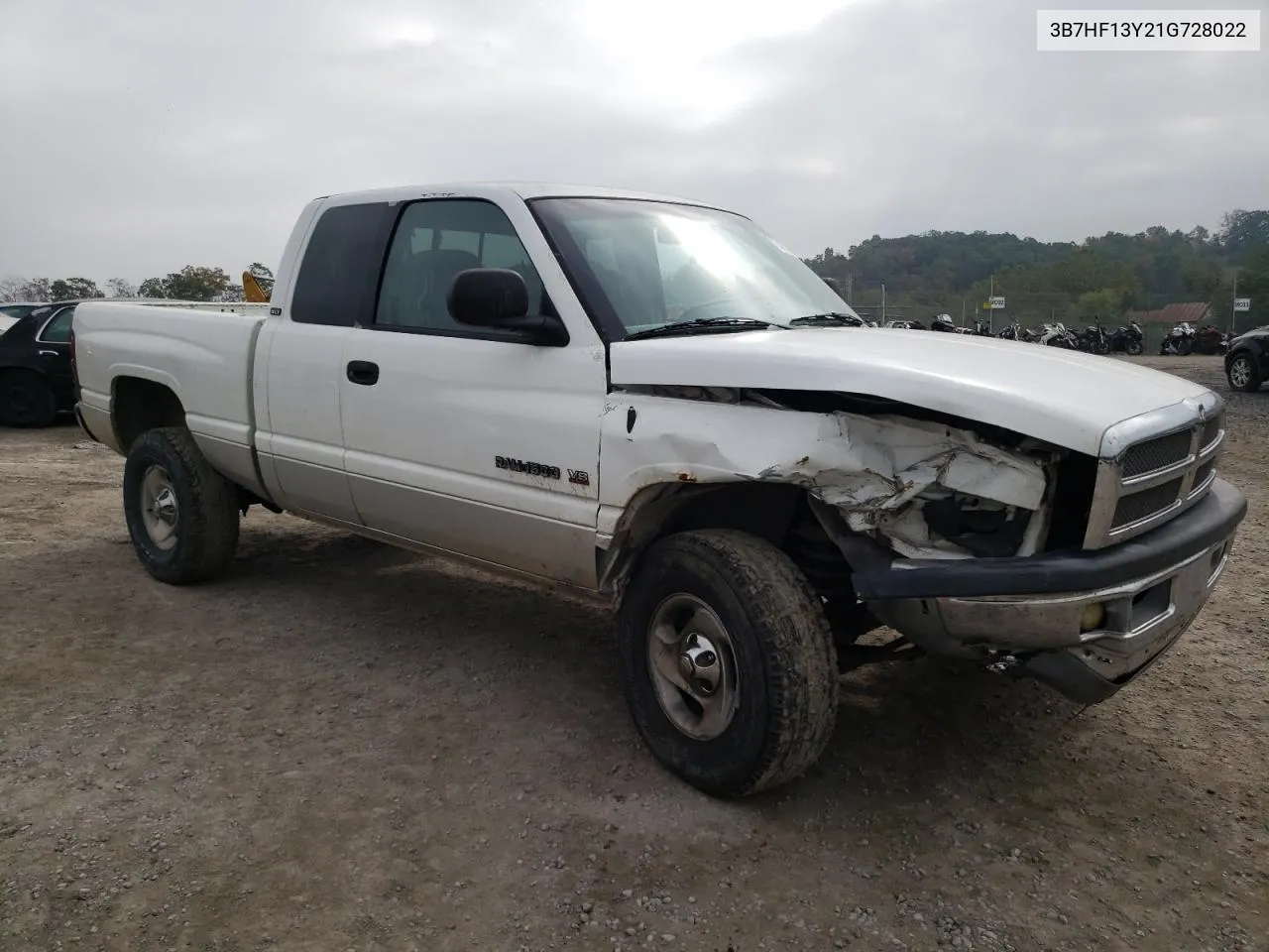 2001 Dodge Ram 1500 VIN: 3B7HF13Y21G728022 Lot: 74615014