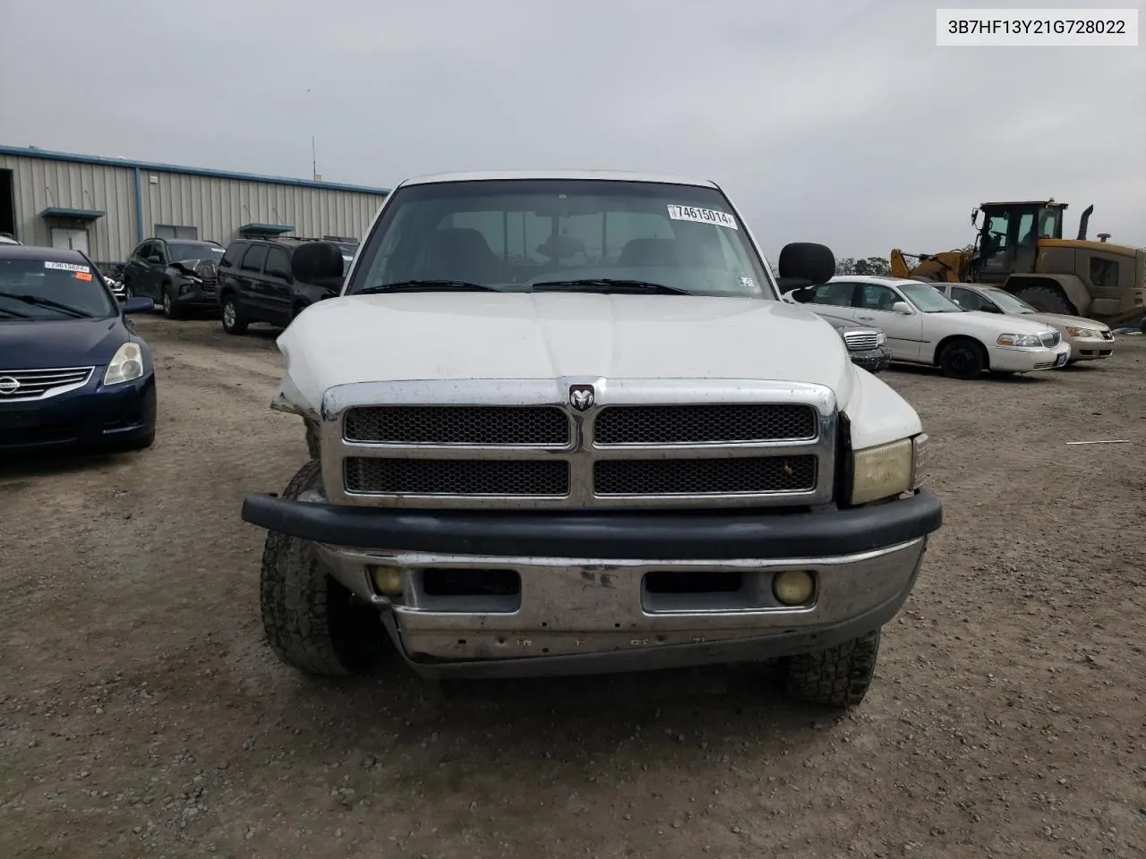 2001 Dodge Ram 1500 VIN: 3B7HF13Y21G728022 Lot: 74615014