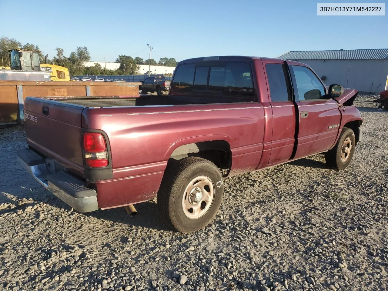 2001 Dodge Ram 1500 VIN: 3B7HC13Y71M542227 Lot: 74893644