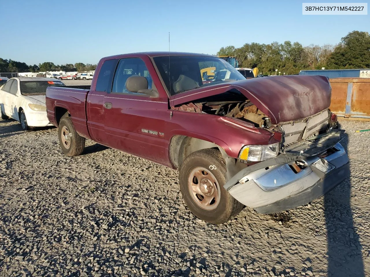 2001 Dodge Ram 1500 VIN: 3B7HC13Y71M542227 Lot: 74893644