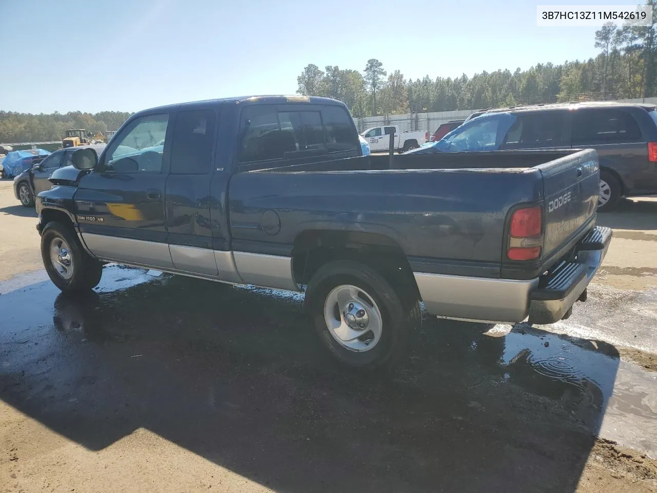 2001 Dodge Ram 1500 VIN: 3B7HC13Z11M542619 Lot: 75920304