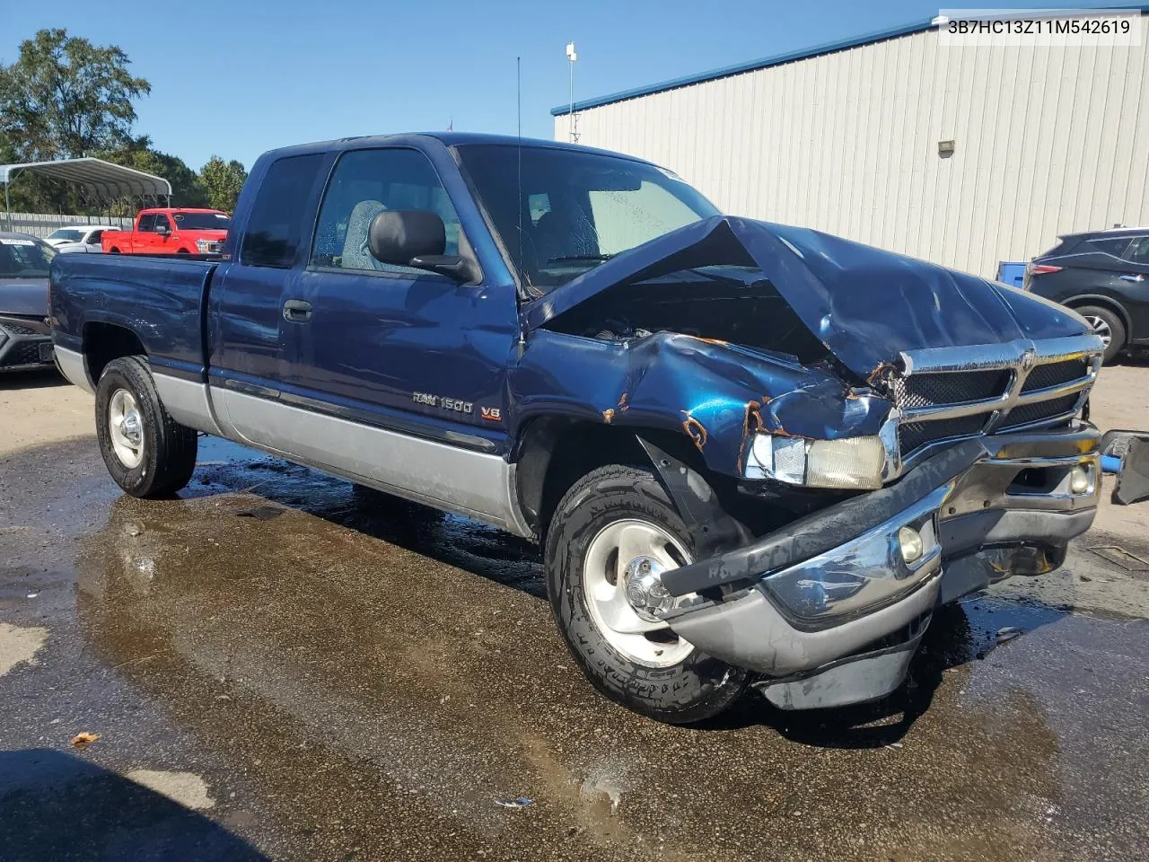 2001 Dodge Ram 1500 VIN: 3B7HC13Z11M542619 Lot: 75920304