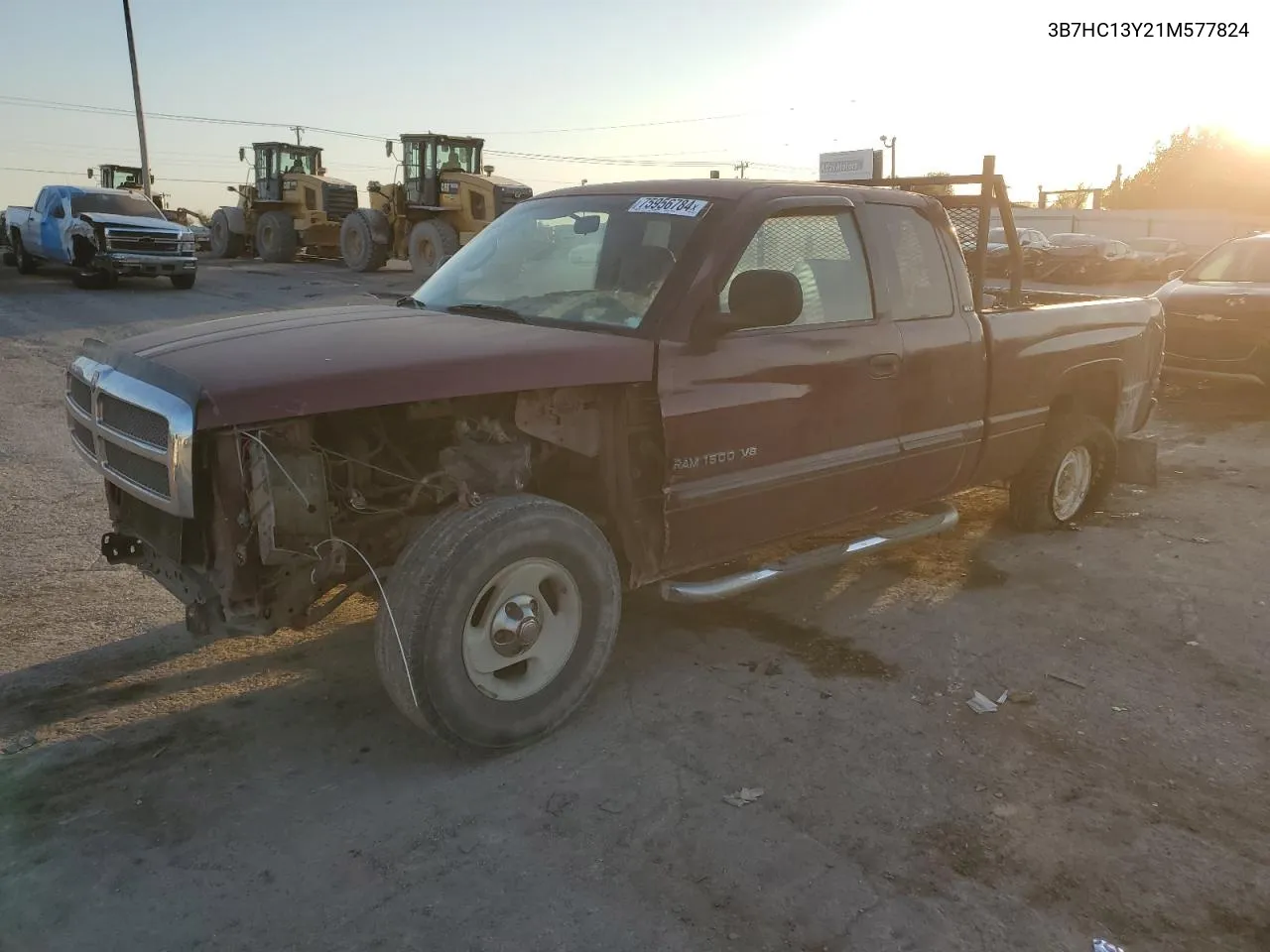 2001 Dodge Ram 1500 VIN: 3B7HC13Y21M577824 Lot: 75956784