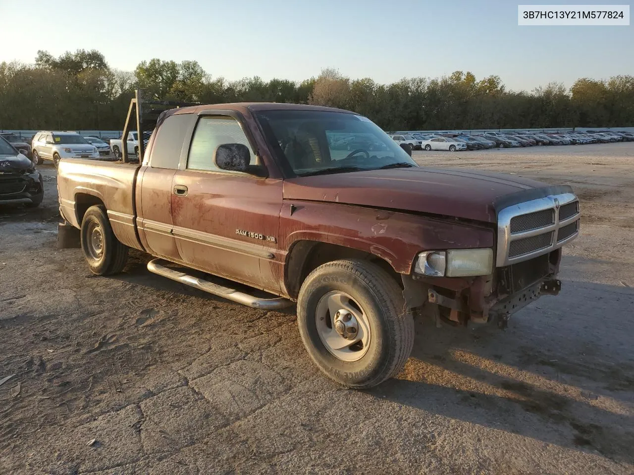 2001 Dodge Ram 1500 VIN: 3B7HC13Y21M577824 Lot: 75956784