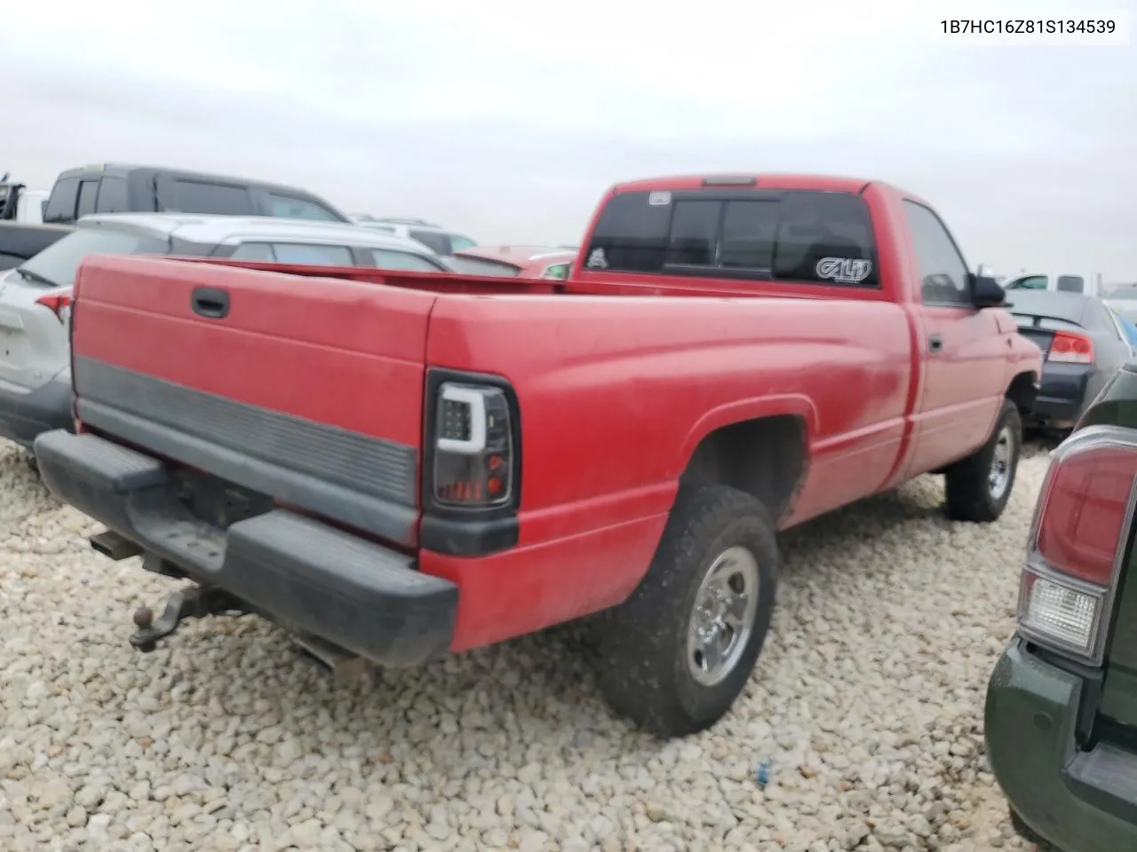 2001 Dodge Ram 1500 VIN: 1B7HC16Z81S134539 Lot: 76143214