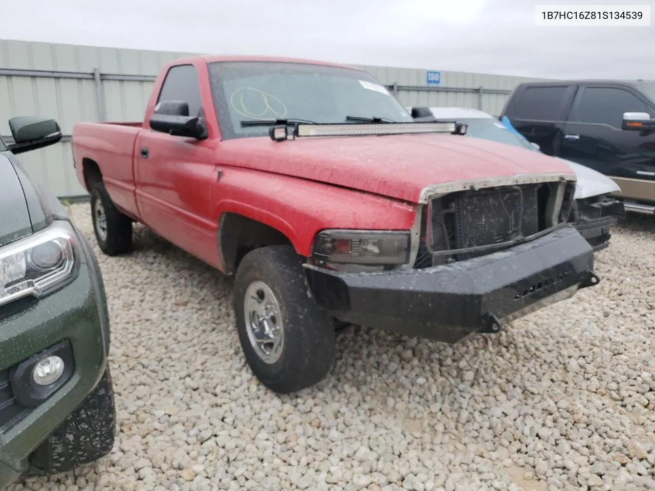 2001 Dodge Ram 1500 VIN: 1B7HC16Z81S134539 Lot: 76143214