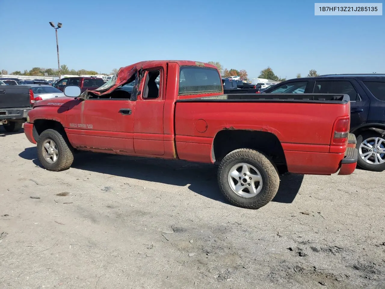 2001 Dodge Ram 1500 VIN: 1B7HF13Z21J285135 Lot: 76273934