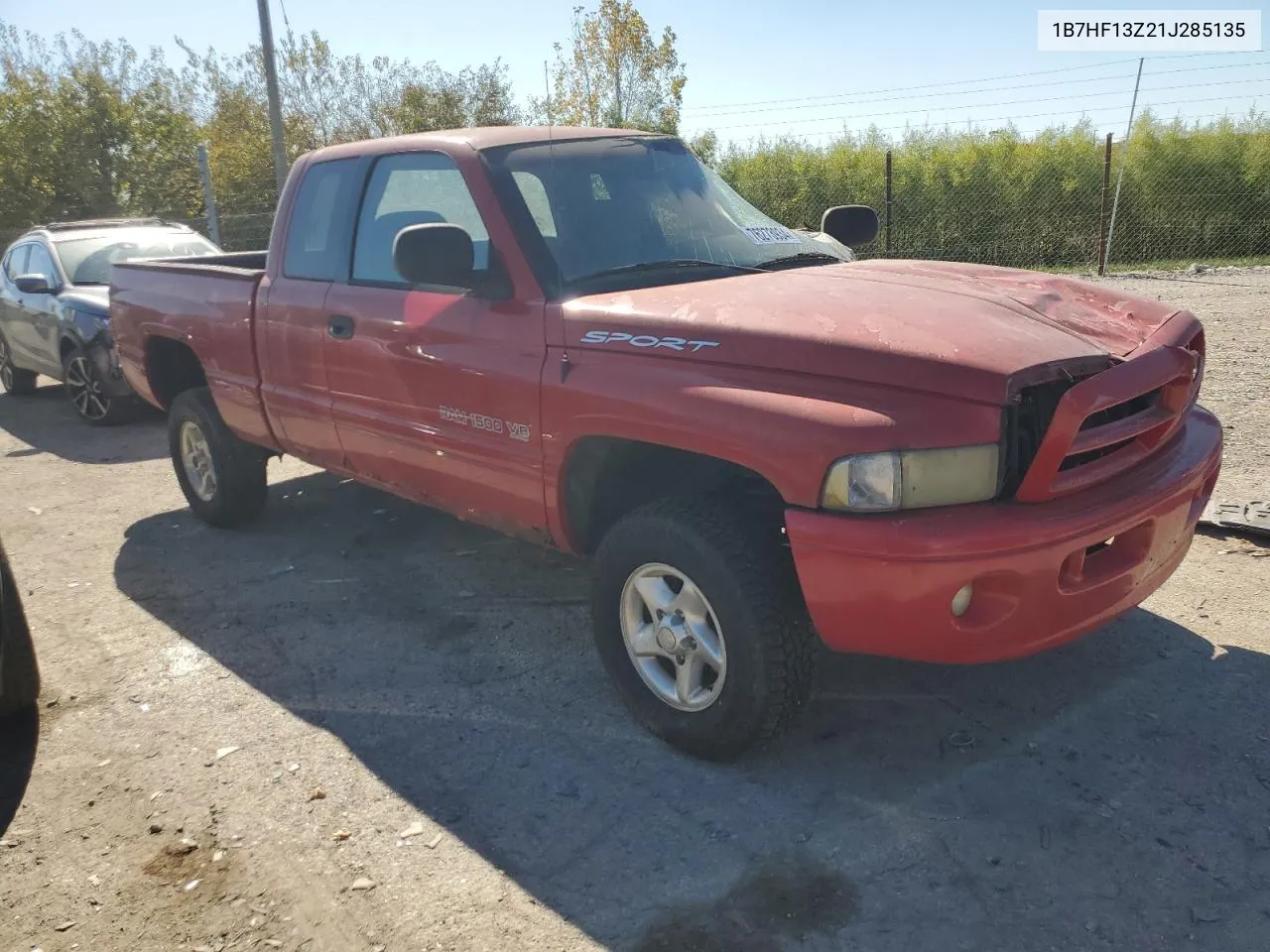 2001 Dodge Ram 1500 VIN: 1B7HF13Z21J285135 Lot: 76273934