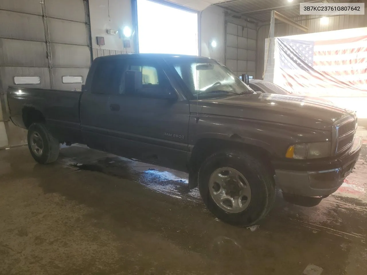 2001 Dodge Ram 2500 VIN: 3B7KC23761G807642 Lot: 76289124