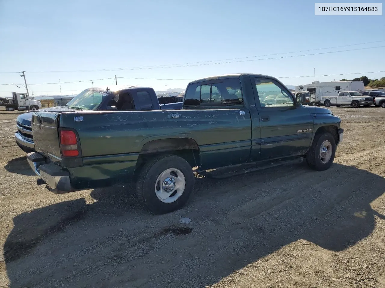 2001 Dodge Ram 1500 VIN: 1B7HC16Y91S164883 Lot: 76603214