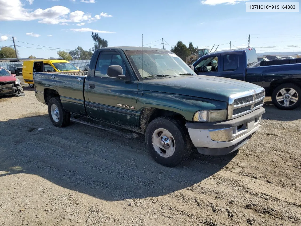 2001 Dodge Ram 1500 VIN: 1B7HC16Y91S164883 Lot: 76603214