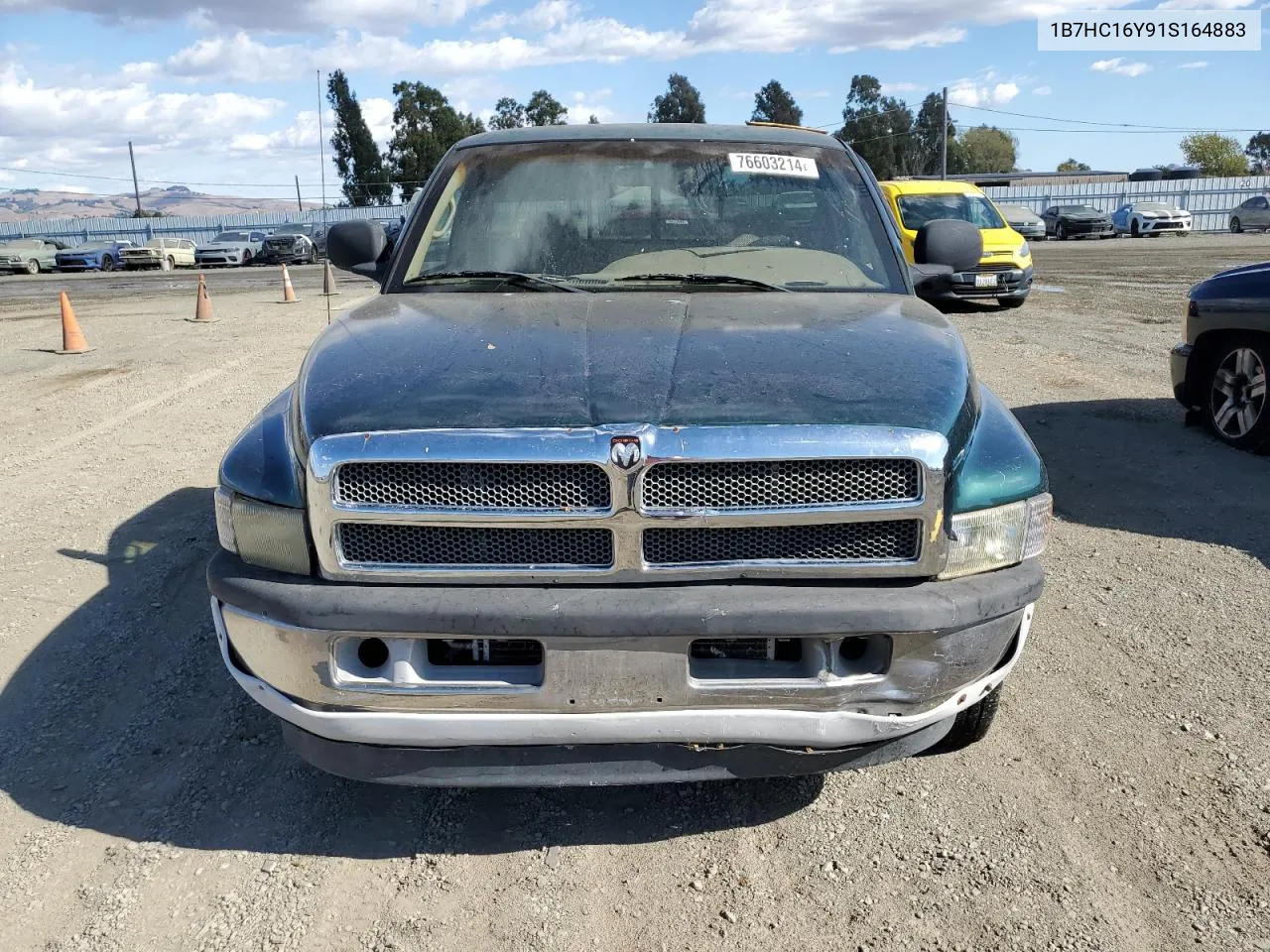 2001 Dodge Ram 1500 VIN: 1B7HC16Y91S164883 Lot: 76603214