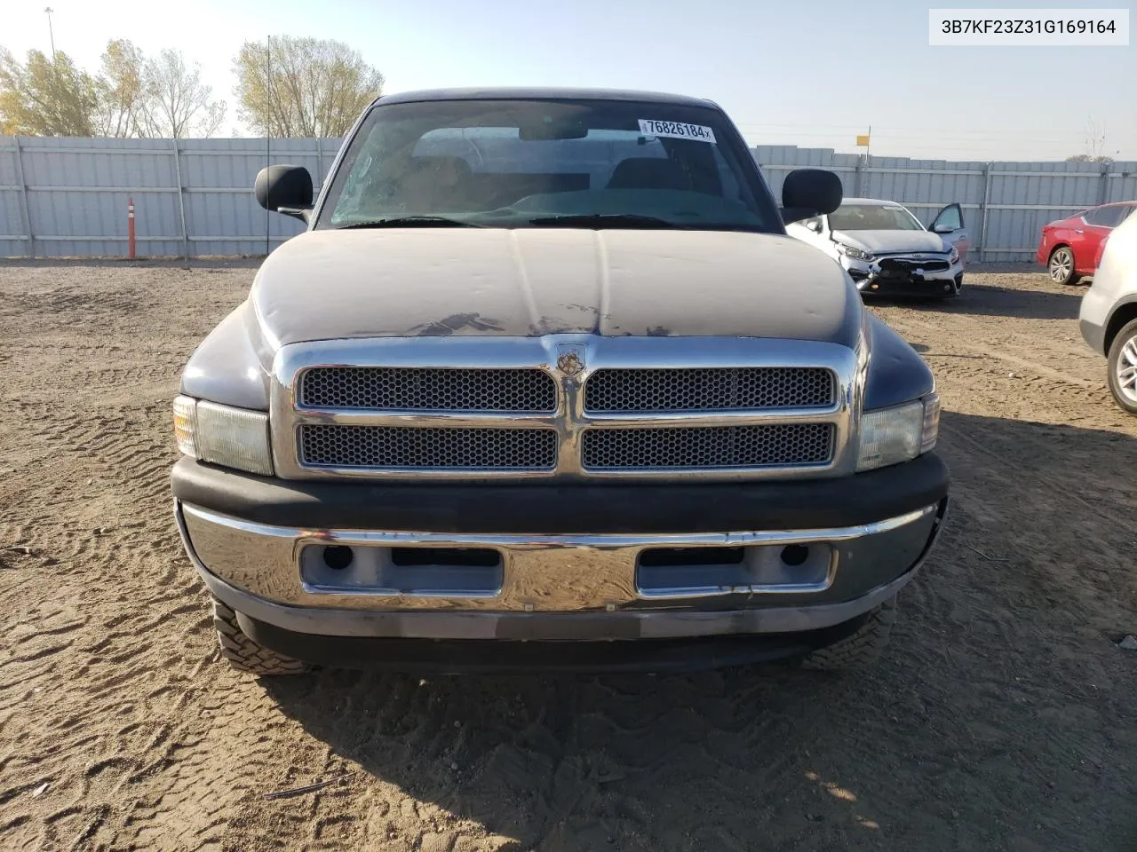 2001 Dodge Ram 2500 VIN: 3B7KF23Z31G169164 Lot: 76826184