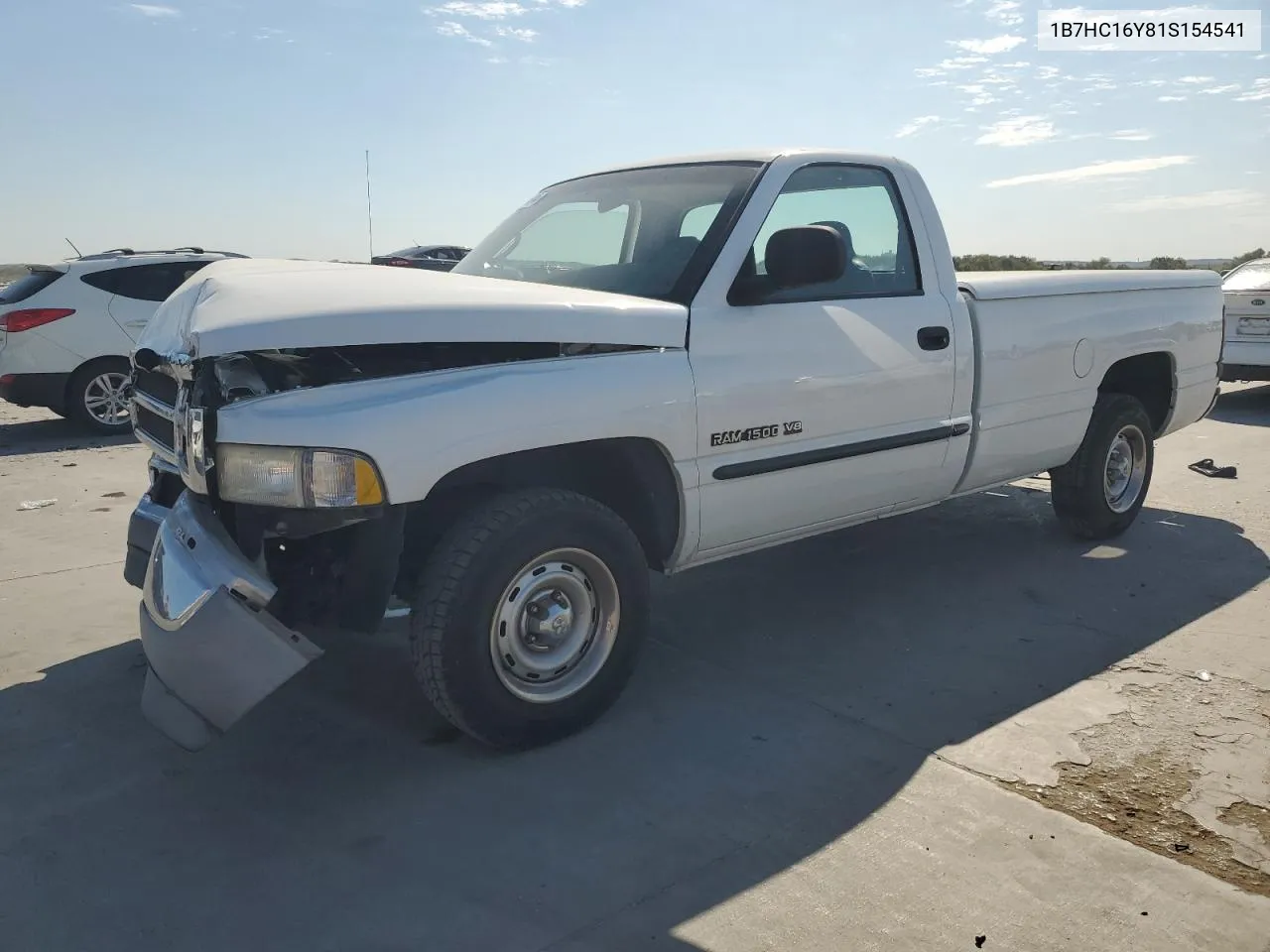 2001 Dodge Ram 1500 VIN: 1B7HC16Y81S154541 Lot: 76946744