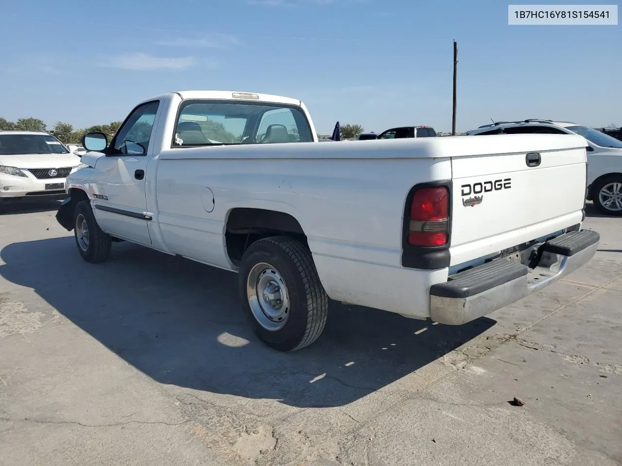 2001 Dodge Ram 1500 VIN: 1B7HC16Y81S154541 Lot: 76946744