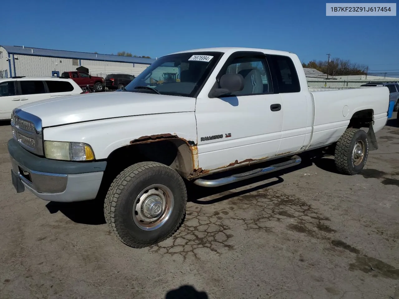 2001 Dodge Ram 2500 VIN: 1B7KF23Z91J617454 Lot: 76976994