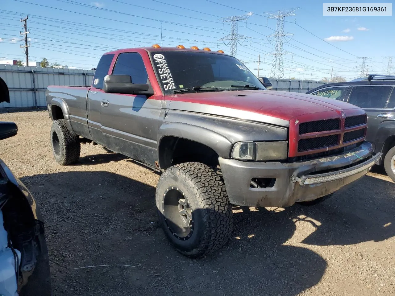 2001 Dodge Ram 2500 VIN: 3B7KF23681G169361 Lot: 77380354