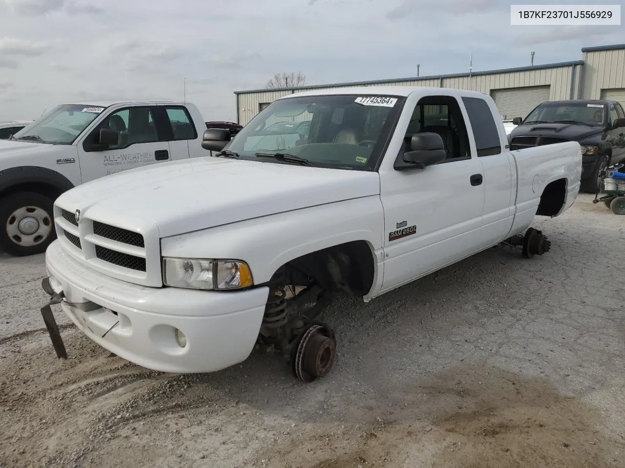 2001 Dodge Ram 2500 VIN: 1B7KF23701J556929 Lot: 77745364