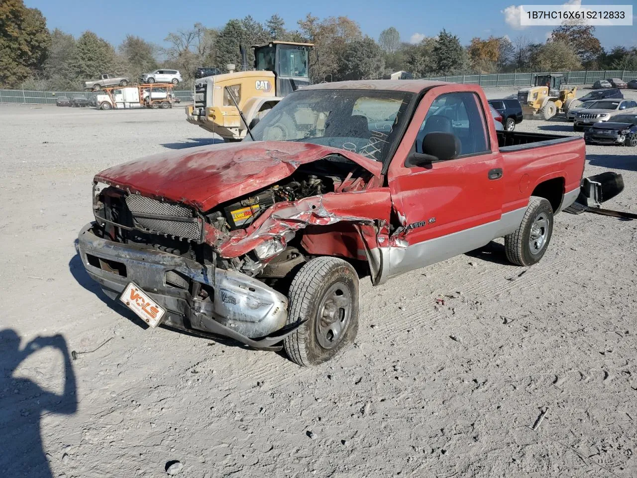 2001 Dodge Ram 1500 VIN: 1B7HC16X61S212833 Lot: 77945574