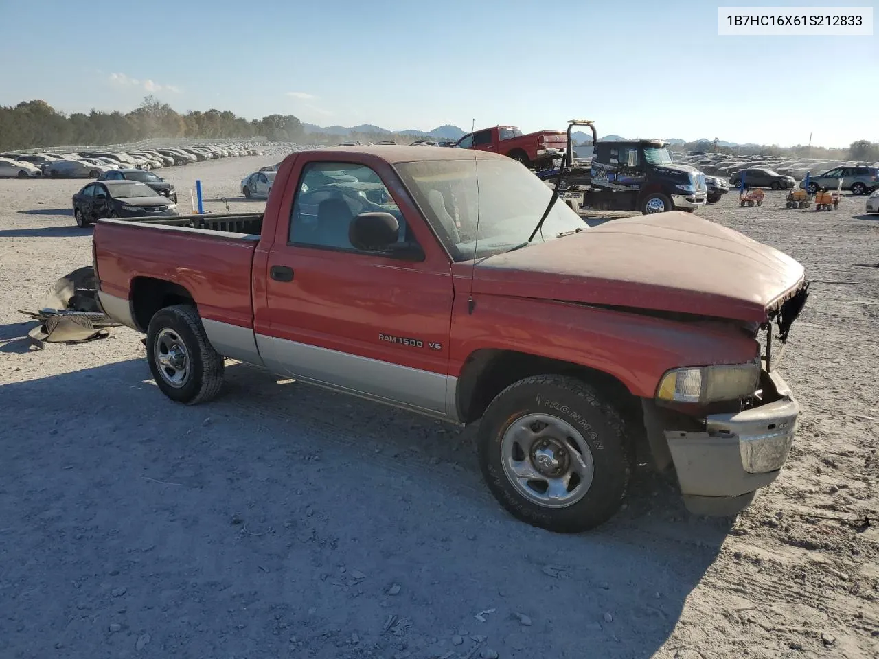 2001 Dodge Ram 1500 VIN: 1B7HC16X61S212833 Lot: 77945574